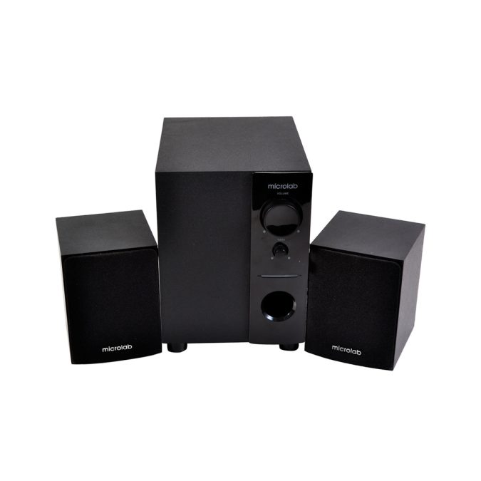 Акустическая система, Microlab, M-109, 2.1, 10Вт (2,5Вт*2+5Вт), Выход RCA sokets, Вход 3,5 MiniJack, Чёрный