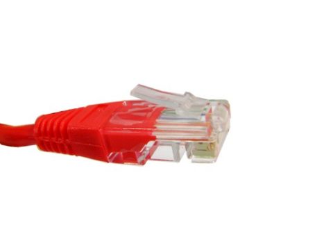 Патч Корд, A&P, APP001RD1, Cat.5, UTP, RJ-45, 1 м, Красный, Пол. пакет