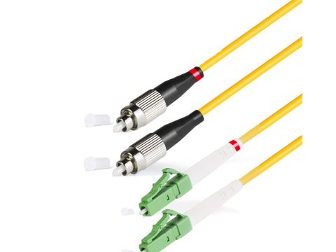 Патч корд оптоволоконный,, LC/APC-FC/UPC SM 9/125 Duplex 3.0мм 1 м, LSZH
