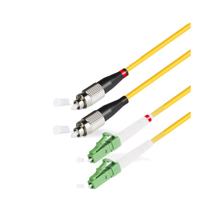 Патч корд оптоволоконный,, LC/APC-FC/UPC SM 9/125 Duplex 3.0мм 1 м, LSZH