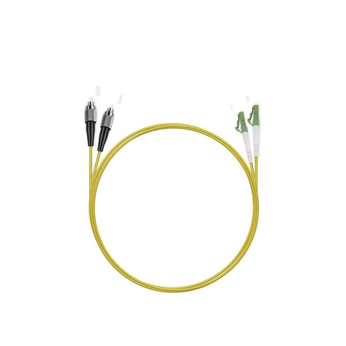 Патч корд оптоволоконный,, LC/APC-FC/UPC SM 9/125 Duplex 3.0мм 1 м, LSZH