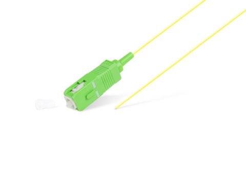 Пигтейл Оптический,, SC/APC SM 9/125 0.9 мм 1.5 м, Жёлтый, LSZH, Пол. Пакет