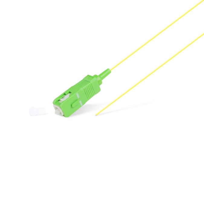 Пигтейл Оптический,, SC/APC SM 9/125 0.9 мм 1.5 м, Жёлтый, LSZH, Пол. Пакет