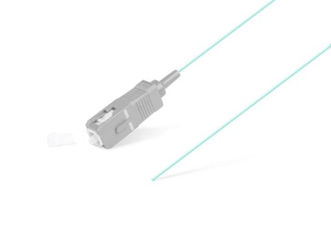 Пигтейл Оптический,, SC/UPC MM OM3 50/125 0.9 мм 1.5 м, LSZH, Пол. Пакет