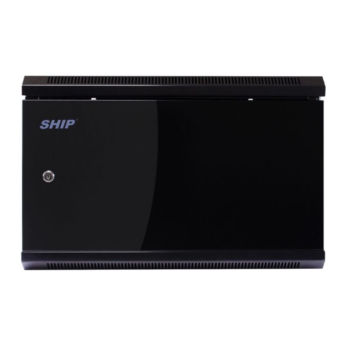 Шкаф коммуникационный настенный, SHIP, VP5406.100, VP серия, 19'' 6U, 570*450*380 мм, Ш*Г*В, IP20, Чёрный