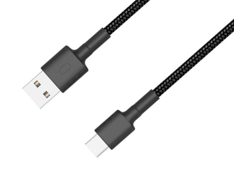Интерфейсный кабель, Xiaomi, Type-C, SJX10ZM/SJV4109GL, Длина кабеля 1 м., Чёрный