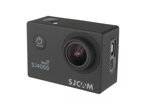 Экшн-камера, SJCAM, SJ4000WIFI, 1080P/30 к/с, MicroSD до 32 Гб, Процессор NTK 96655, Разрешение фото 4032х3024, 12 МП 170°, Wifi 10 м , 900mAh, 1.5" сенсорный дисплей, Чёрный