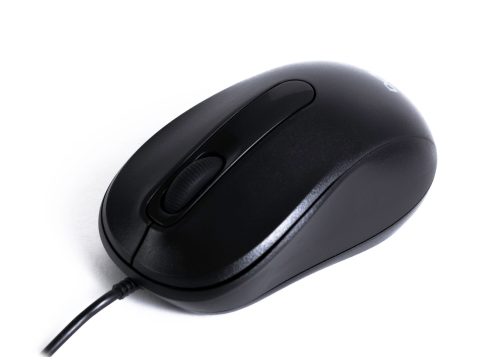 Компьютерная мышь, Delux, DLM-109OUB, Оптическая, USB, 1000 dpi, Длина кабеля 1,6м, Чёрный