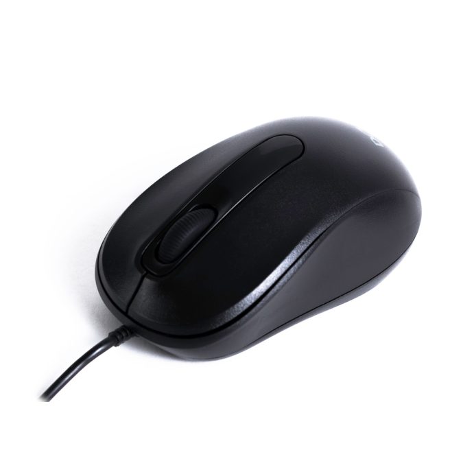 Компьютерная мышь, Delux, DLM-109OUB, Оптическая, USB, 1000 dpi, Длина кабеля 1,6м, Чёрный
