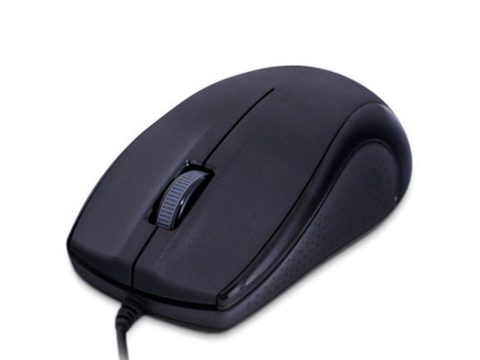 Компьютерная мышь, Delux, DLM-375OUB, Оптическая, 800dpi, USB, Длина кабеля 1.6 метра, Размер:109.6*60.5*37.5 мм., Чёрный