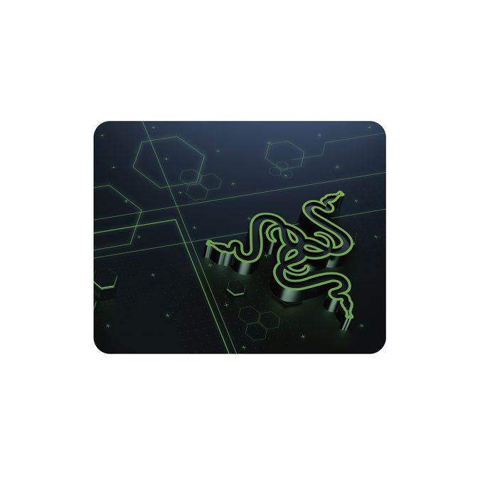 Коврик для компьютерной мыши, Razer, Goliathus Mobile, RZ02-01820200-R3M1, Тканевый гибкий, Гладкая поверхность, 270*215*1,5мм, Зелёный