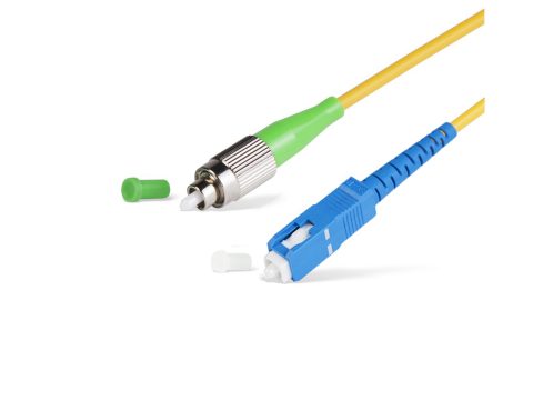 Патч корд оптоволоконный,, FC/APC-SC/UPC SM 9/125 Simplex 3.0мм 1 м, LSZH