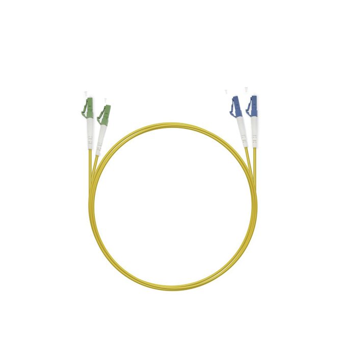 Патч корд оптоволоконный,, LC/APC-LC/UPC SM 9/125 Duplex 3.0мм 1 м, LSZH