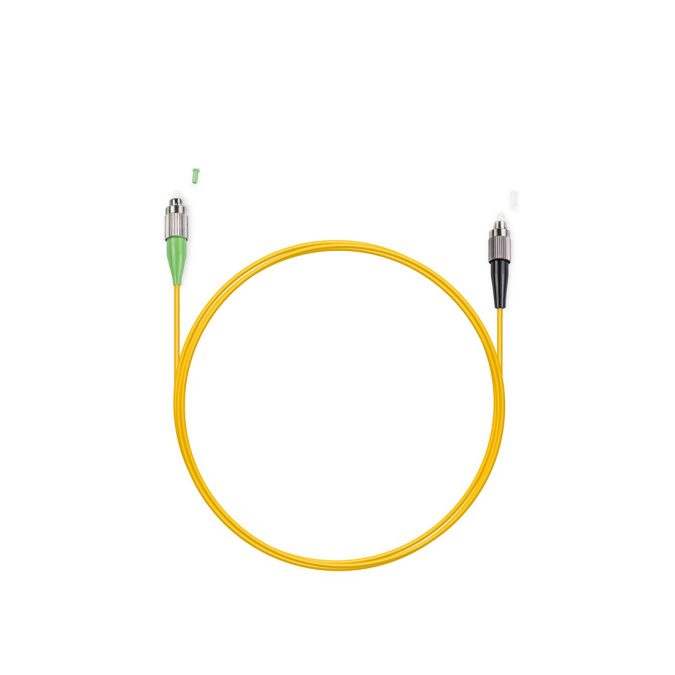 Патч корд оптоволоконный,, FC/UPC-FC/APC SM 9/125 Simplex 3.0мм 1 м, LSZH