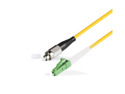 Патч корд оптоволоконный,, FС/UPC-LC/APC SM 9/125 Simplex 3.0мм 1 м, LSZH