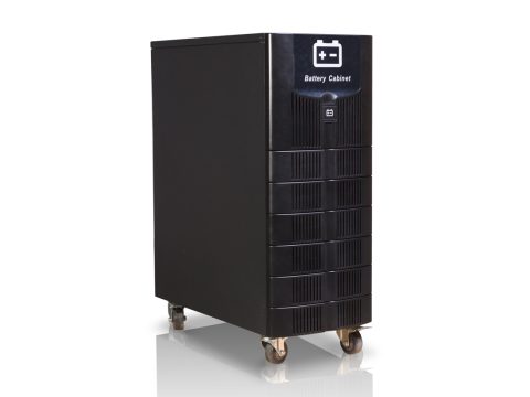 Батарейный блок, SVC, для ИБП PTS-6KL-LCD, Напольный, 12В/7Ah*16шт., Подключения через кабель с коннектором Anderson (в комплекте), Чёрный