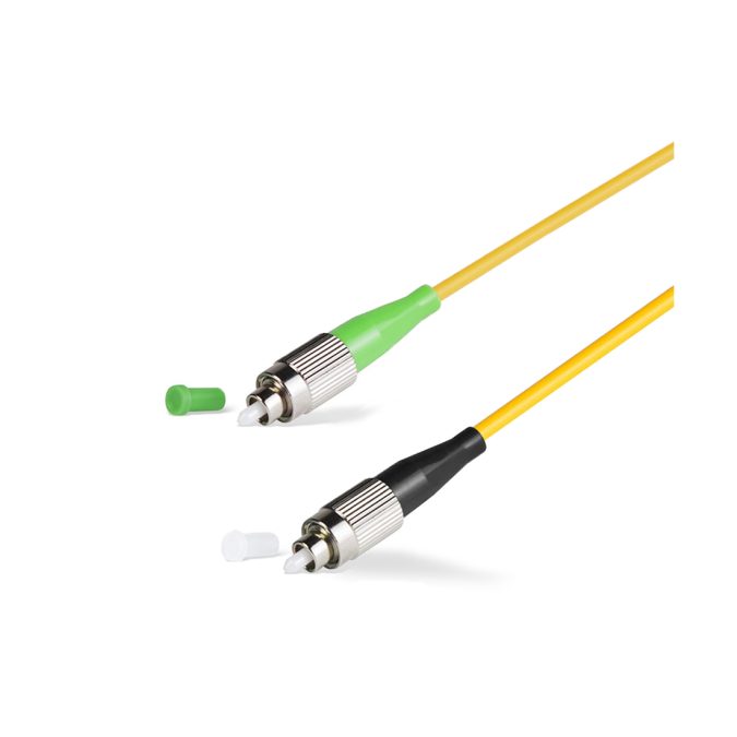 Патч корд оптоволоконный,, FC/UPC-FC/APC SM 9/125 Simplex 2.0мм 1 м, LSZH