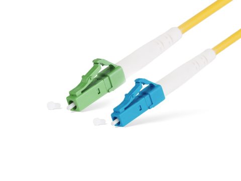 Патч корд оптоволоконный,, LC/APC-LC/UPC SM 9/125 Simplex 2.0мм 1 м, LSZH
