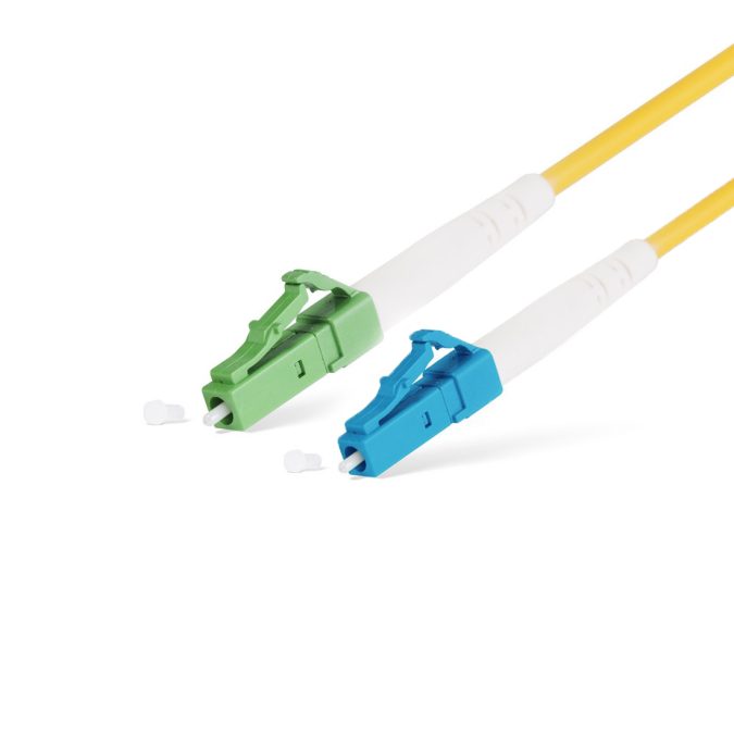 Патч корд оптоволоконный,, LC/APC-LC/UPC SM 9/125 Simplex 2.0мм 1 м, LSZH