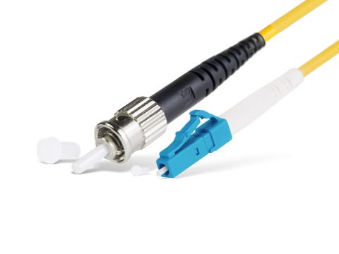 Патч корд оптоволоконный,, LС/UPC-ST/UPC SM 9/125 Simplex 2.0мм 1 м, LSZH