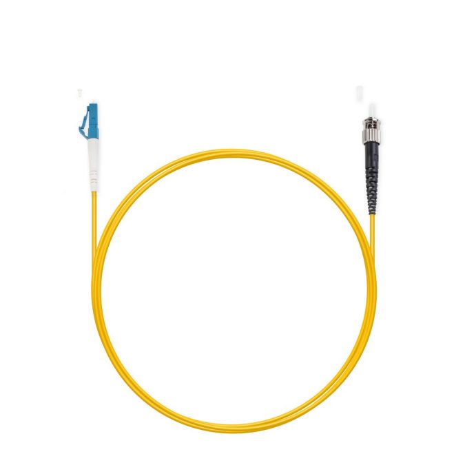 Патч корд оптоволоконный,, LС/UPC-ST/UPC SM 9/125 Simplex 2.0мм 1 м, LSZH