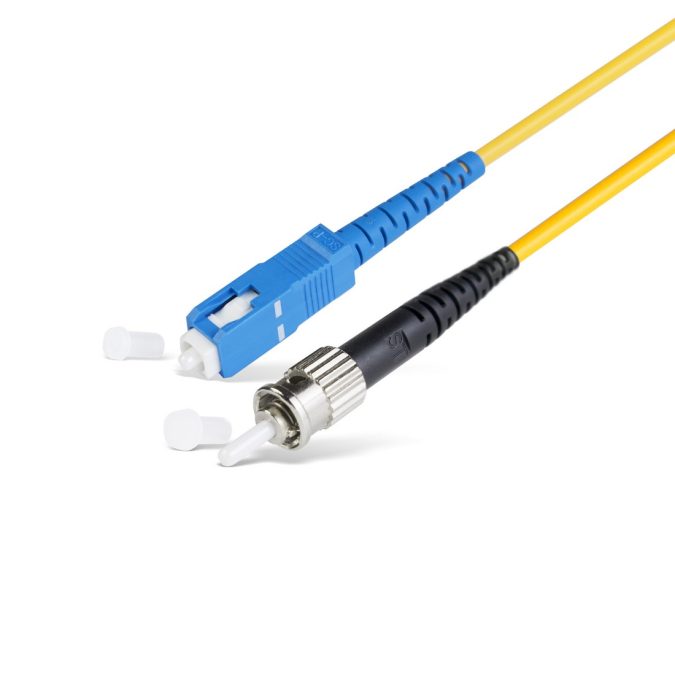 Патч корд оптоволоконный,, SC/UPC-ST/UPC SM 9/125 Simplex 2.0мм 1 м, LSZH