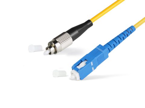 Патч корд оптоволоконный,, SC/UPC-FC/UPC SM 9/125 Simplex 2.0мм 1 м, LSZH