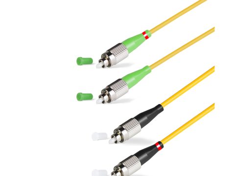 Патч корд оптоволоконный,, FC/UPC-FC/APC SM 9/125 Duplex 2.0мм 1 м, LSZH