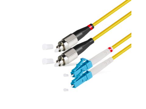 Патч корд оптоволоконный,, FС/UPC-LC/UPC SM 9/125 Duplex 2.0мм 1 м, LSZH