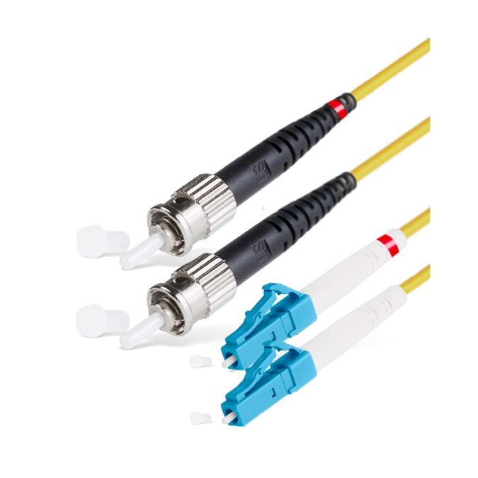 Патч корд оптоволоконный,, LС/UPC-ST/UPC SM 9/125 Duplex 2.0мм 1 м, LSZH