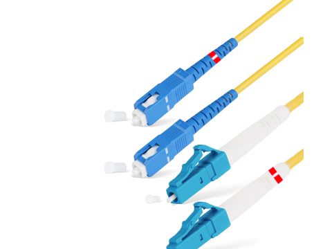 Патч корд оптоволоконный,, SC/UPC-LC/UPC SM 9/125 Duplex 2.0мм 1 м, LSZH