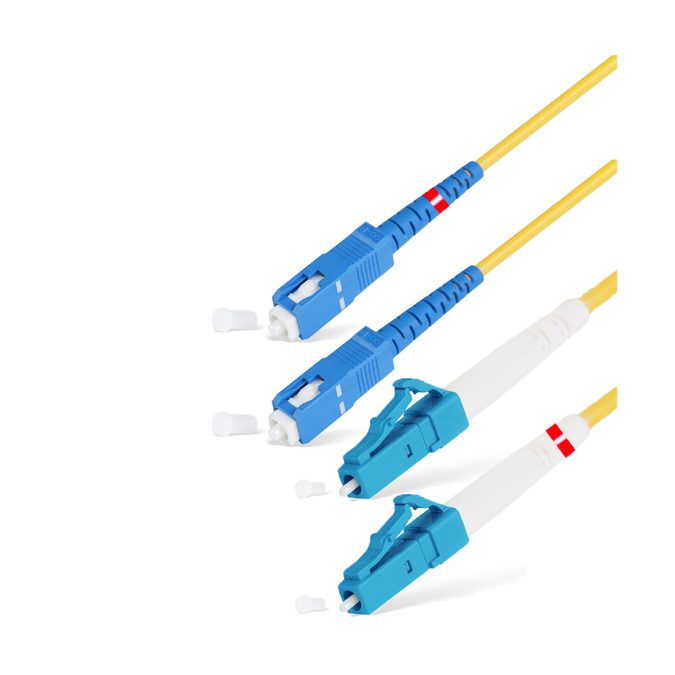 Патч корд оптоволоконный,, SC/UPC-LC/UPC SM 9/125 Duplex 2.0мм 1 м, LSZH