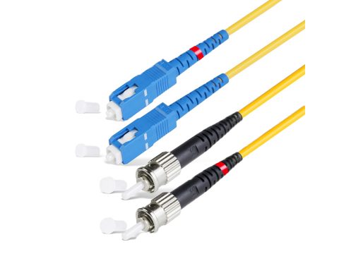 Патч корд оптоволоконный,, SC/UPC-ST/UPC SM 9/125 Duplex 2.0мм 1 м, LSZH