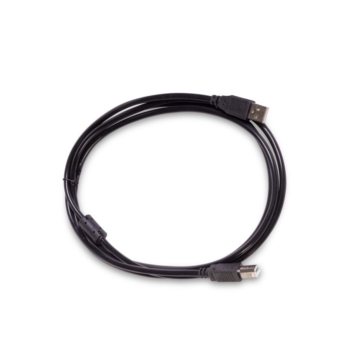 Интерфейсный кабель, iPower, iPiAB2, A-B 2 м., USB 2.0, Ферритовые кольца защиты, Работают со всеми принтерами и устройствами, всех производителей, Пол. Пакет, Чёрный