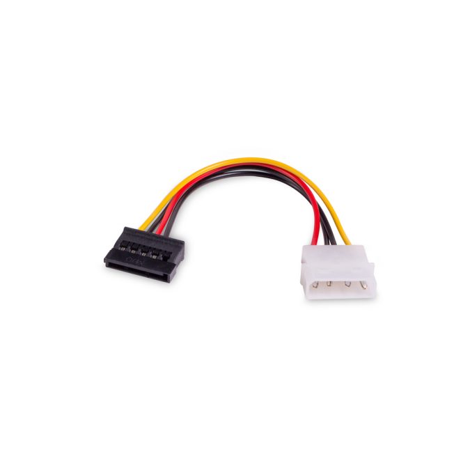 Переходник, iPower, iPSMtS, Molex на Sata, Molex 4pin (old power) на SATA (new power), for 1 HDD/CD-ROM, 0.20 м