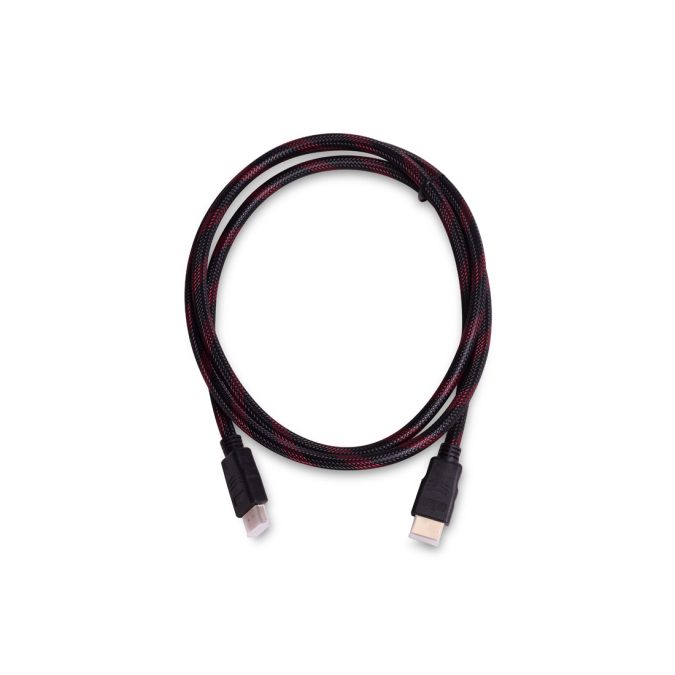Интерфейсный кабель, iPower, iPiHDMi15, HDMI-HDMI, Пол. пакет, Контакты с золотым напылением, 1.5 м, Нейлон, Чёрный