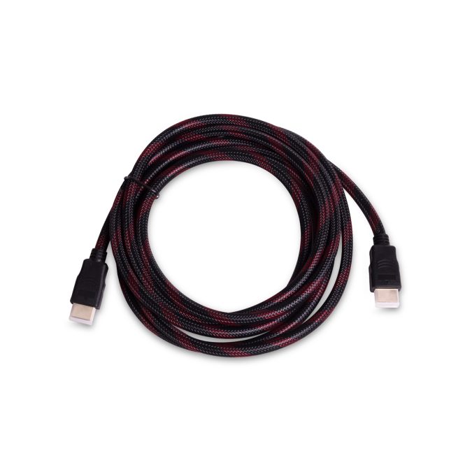 Интерфейсный кабель, iPower, iPiHDMi30, HDMI-HDMI, Пол. пакет, Контакты с золотым напылением, 3 м, Нейлон, Чёрный