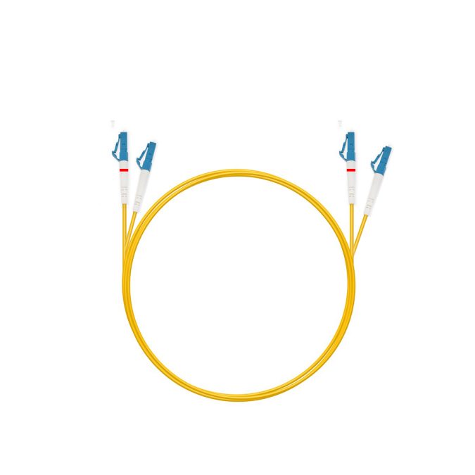 Патч корд оптоволоконный,, LC/UPC-LC/UPC SM 9/125 Duplex 2.0мм 1 м, LSZH