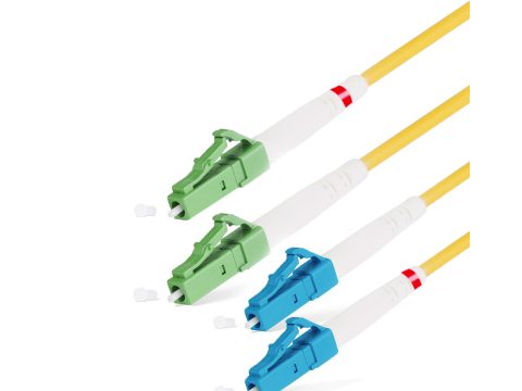 Патч корд оптоволоконный,, LC/APC-LC/UPC SM 9/125 Duplex 2.0мм 1 м, LSZH