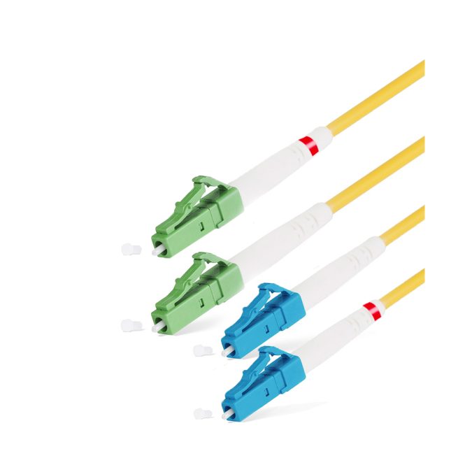 Патч корд оптоволоконный,, LC/APC-LC/UPC SM 9/125 Duplex 2.0мм 1 м, LSZH