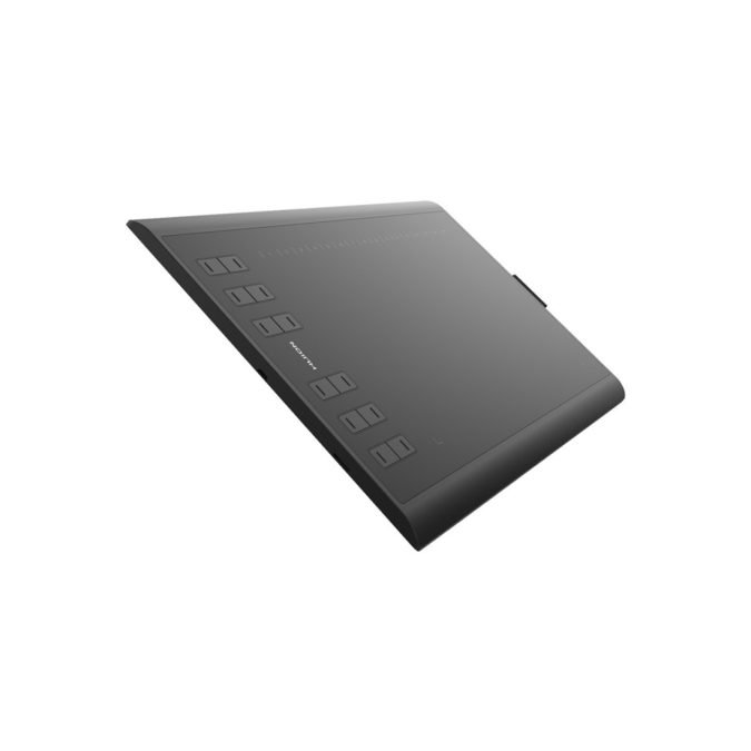 Графический планшет, Huion, H1060P, Разрешение 5080 lpi, Чувствительность к нажатию 8192, Интерфейс USB, Рабочая область 254x158.8 мм. (11"х 6.875"), Чёрный
