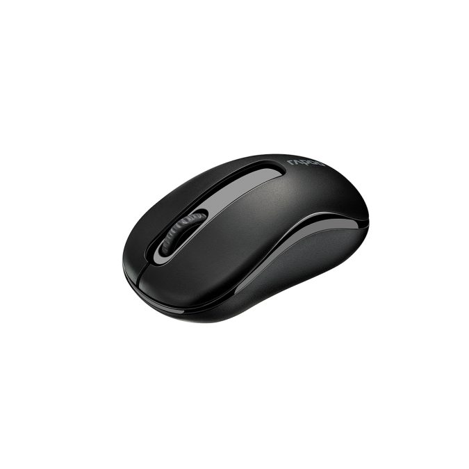 Компьютерная мышь, Rapoo, M-10 Plus, 3D, Оптическая, 1000dpi, Беспроводной 2.4 ГГц, Нано-ресивер, Эффективная дистанция 10 м., Батарейки в комплекте, Размер: 106,2*59,4*42,8 мм., Чёрный