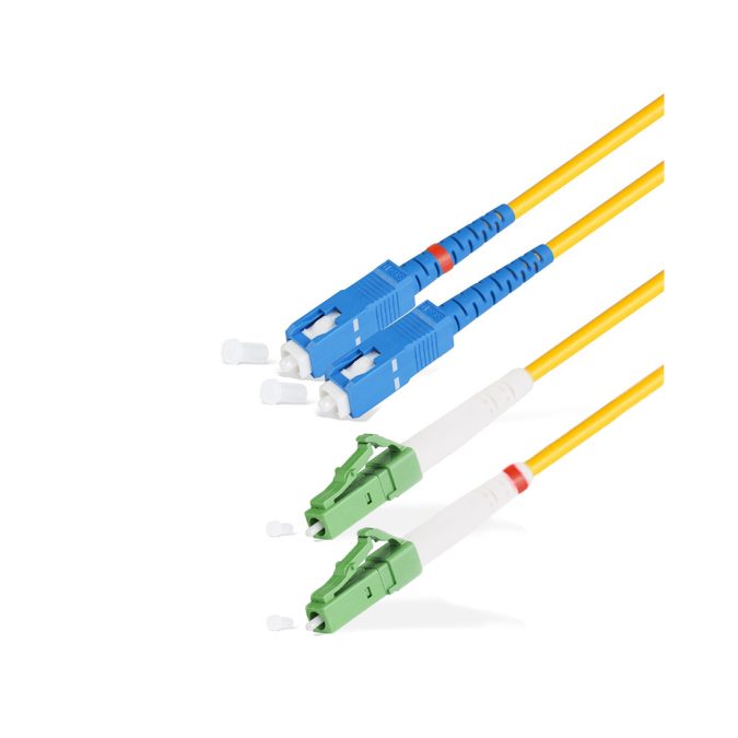 Патч корд оптоволоконный,, SC/UPC-LC/APC SM 9/125 Duplex 3.0мм 1 м, LSZH
