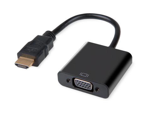 Переходник, iPower, HDVGAB, HDMI на VGA, Чёрный