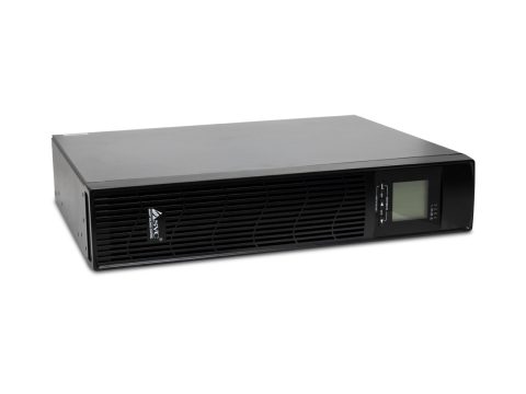Источник бесперебойного питания, SVC, RTU-2KL-LCD, 2000VA (1600W), Стоечный 19'' 2U, RTU-серия, USB-SMART, Диапазон работы AVR: 165-280В, Бат.: 9Ач*3 шт., Вентилятор: 8cм*1шт. Выходные разъемы: 2 х Schuko + 1 х IEC C13., Чёрный