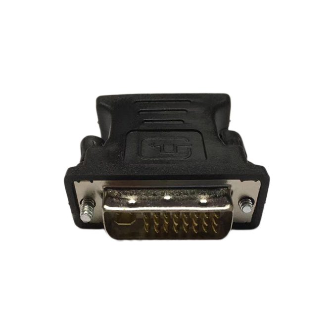 Переходник, iPower, DVI 24+5 на VGA (D-Sub), (Маленький пластиковый адаптер), черный