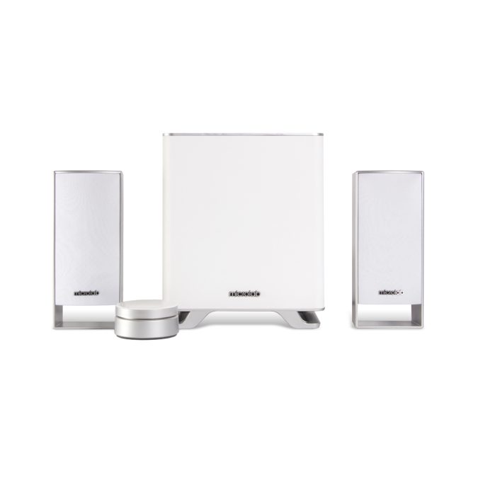 Акустическая система, Microlab, M-600ВТ White, 2.1, 40Вт, 75Дб, 3.5mm stereo, Выход 2RCA, 40 Гц – 20 000 Гц, Bluetooth 4.2 / 5.0, Радиус действия 10 м, Проводной пульт, Регулятор баса, Белый