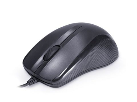 Компьютерная мышь, Delux, DLM-388OUB, 3D, Оптическая, 800dpi, USB, Длина кабеля 1,6 метра, Размер: 115,5*39,1*65,3мм., Чёрный