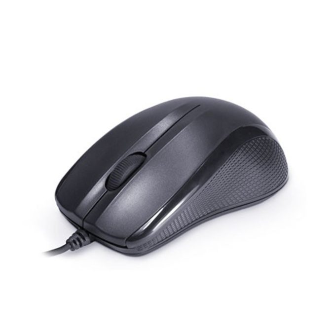 Компьютерная мышь, Delux, DLM-388OUB, 3D, Оптическая, 800dpi, USB, Длина кабеля 1,6 метра, Размер: 115,5*39,1*65,3мм., Чёрный