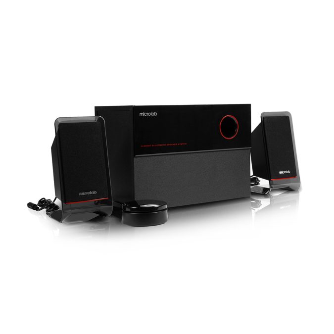 Акустическая система, Microlab, M200BT, выход мощн 40Вт, RMS, частота 30-20 000 Гц, 75ДБ,2RCA , Чёрный